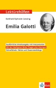 Cover-Bild zum Titel 'Lektürehilfen Gotthold Ephraim Lessing "Emilia Galotti"' von ''
