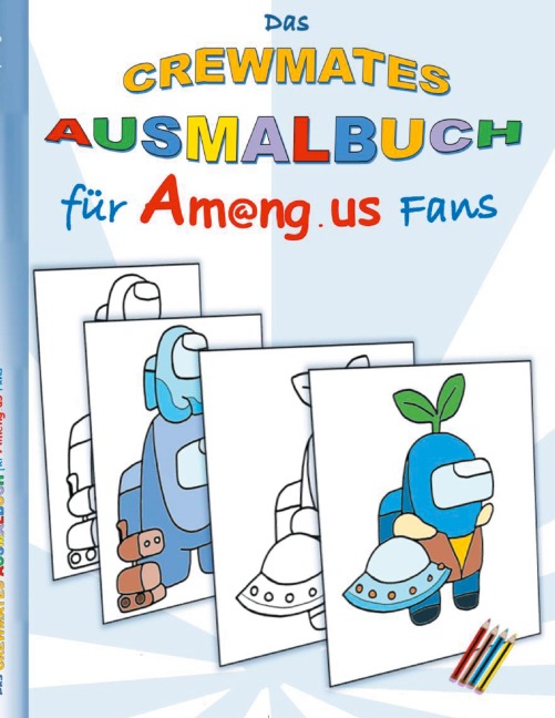 Das Crewmates Ausmalbuch für Am@ng.us Fans - Ricky Roogle