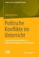 Politische Konflikte im Unterricht - Sabine Thormann