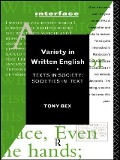 Variety in Written English - Tony Bex