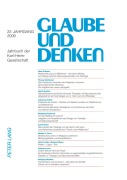Cover-Bild zum Titel 'Glaube und Denken' von ''