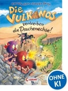 Cover-Bild zum Titel 'Die Vulkanos vertreiben die Drachenechse!' von 'Franziska Gehm'
