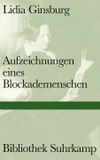 Cover-Bild zum Titel 'Aufzeichnungen eines Blockademenschen' von 'Lidia Ginsburg'
