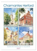 Cover-Bild zum Titel 'Charmantes Herford (Wandkalender 2027 DIN A3 hoch), CALVENDO Monatskalender' von 'Claudia Kleemann'
