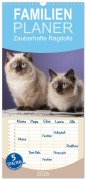 Cover-Bild zum Titel 'Familienplaner 2026 - Zauberhafte Ragdolls mit 5 Spalten (Wandkalender, 21 x 45 cm) CALVENDO' von 'Nicole Noack'
