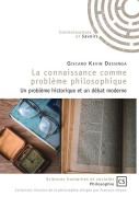 Cover-Bild zum Titel 'La connaissance comme problème philosophique' von 'Giscard Kevin Dessinga'