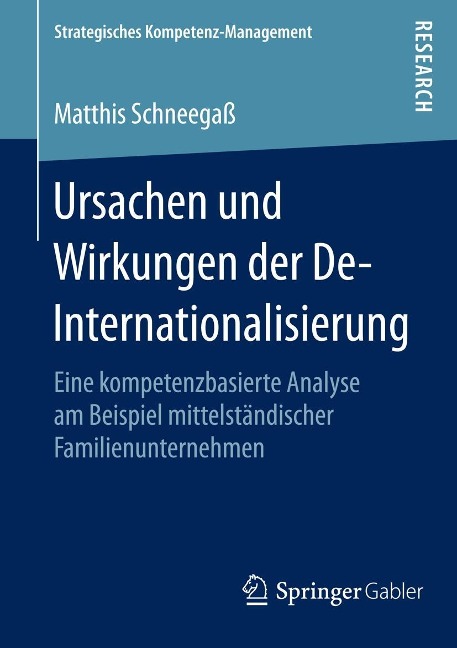 Ursachen und Wirkungen der De-Internationalisierung - Matthis Schneegaß