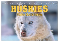 Cover-Bild zum Titel 'Huskies - Tolle Gefährten (Tischkalender 2026 DIN A5 quer), CALVENDO Monatskalender' von 'Liselotte Brunner-Klaus'
