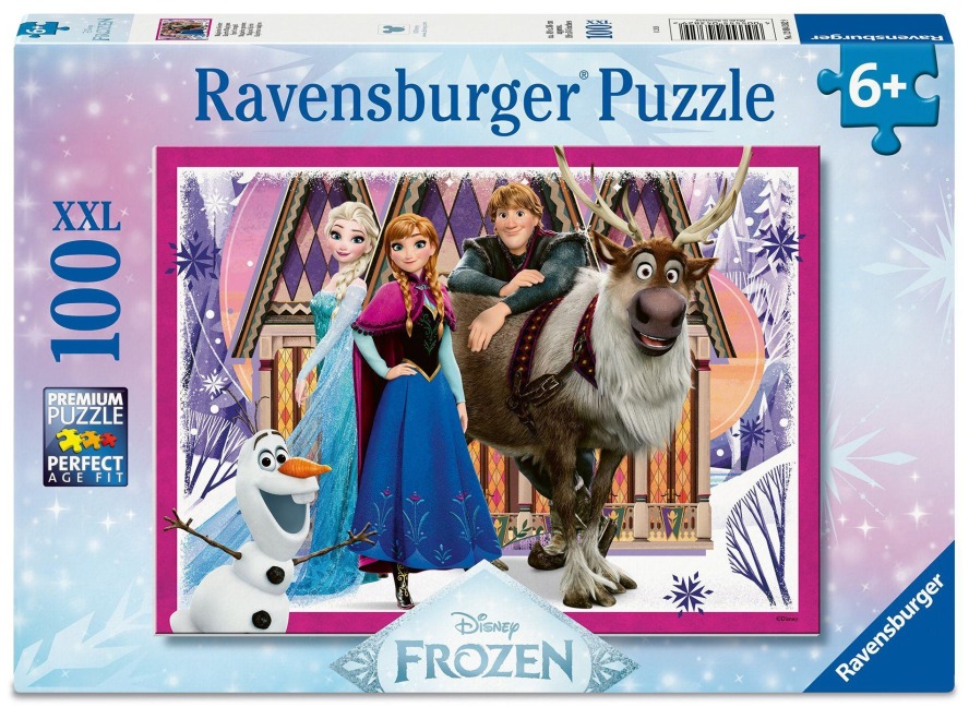 Kinderpuzzle 100 XXL Teile - Disney Die Eiskönigin - Disney Frozen - 