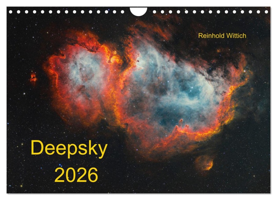 Deepsky 2026 (Wandkalender 2026 DIN A4 quer), CALVENDO Monatskalender - Reinhold Wittich