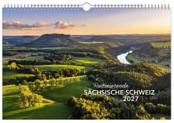 Cover-Bild zum Titel 'Kalender Faszinierende Sächsische Schweiz 2027' von 'Peter Schubert'