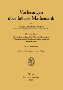 Cover-Bild zum Titel 'Vorlesungen über höhere Mathematik' von 'Adalbert Duschek'
