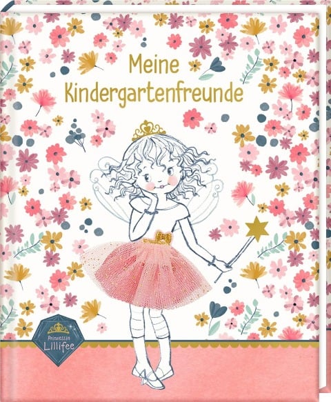 Freundebuch. Meine Kindergartenfreunde (Prinzessin Lillifee - Glitter & Gold) - 