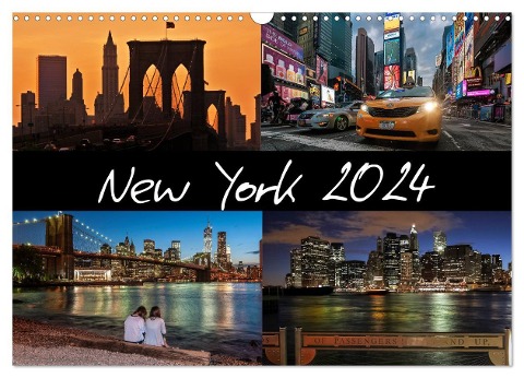 New York (Wandkalender 2024 DIN A3 quer), CALVENDO Monatskalender - Kurt Krause