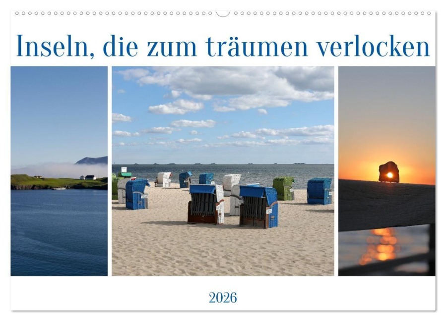 Inseln, die zum träumen verlocken (Wandkalender 2026 DIN A2 quer), CALVENDO Monatskalender - Frank Gayde