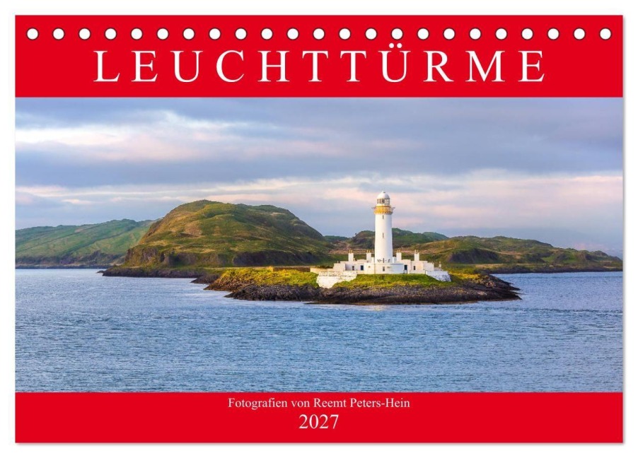 Leuchttürme des Nordens (Tischkalender 2027 DIN A5 quer), CALVENDO Monatskalender - Reemt Peters-Hein