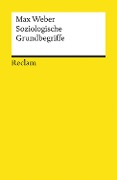 Cover-Bild zum Titel 'Soziologische Grundbegriffe' von 'Max Weber'