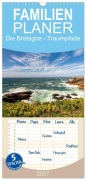 Cover-Bild zum Titel 'Familienplaner 2027 - Die Bretagne - Traumpfade mit 5 Spalten (Wandkalender, 21 x 45 cm) CALVENDO' von 'Edwin Springer'