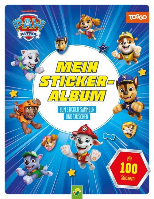 PAW Patrol Mein Stickeralbum mit 100 Stickern - 
