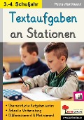 Cover-Bild zum Titel 'Textaufgaben an Stationen / Klasse 3-4' von 'Petra Hartmann'