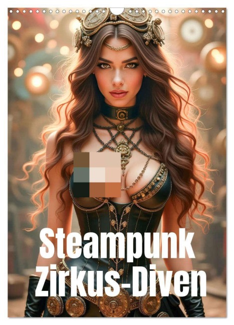 Steampunk Zirkus-Diven (Wandkalender 2026 DIN A3 hoch), CALVENDO Monatskalender - Ally Bee