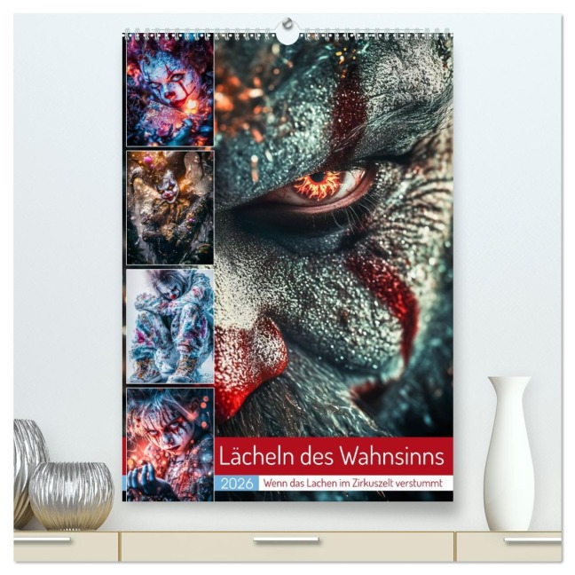 Lächeln des Wahnsinns (hochwertiger Premium Wandkalender 2026 DIN A2 hoch), Kunstdruck in Hochglanz - Steffen Gierok-Latniak