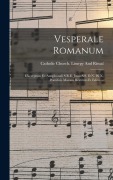 Cover-Bild zum Titel 'Vesperale romanum' von ''
