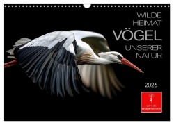 Cover-Bild zum Titel 'Wilde Heimat - Vögel unserer Natur (Wandkalender 2026 DIN A3 quer), CALVENDO Monatskalender' von 'Peter Roder'