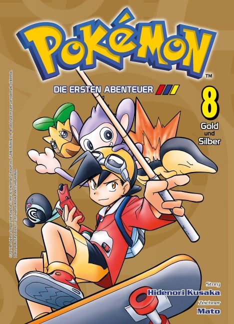 Pokémon - Die ersten Abenteuer: Gold und Silber, Band 8 - Hidenori Kusaka
