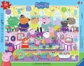 Cover-Bild zum Titel 'Ravensburger Kinderpuzzle 05699 - Familienfest mit Peppa und Freunden - 39 Teile Peppa Pig Rahmenpuzzle für Kinder ab 4 Jahren' von ''