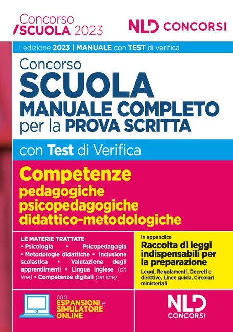Concorso scuola 2023. Manuale completo con test di verifica per la prova scritta - 