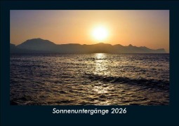 Cover-Bild zum Titel 'Sonnenuntergänge 2026 Fotokalender DIN A5' von 'Tobias Becker'