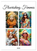 Flourishing Femmes (Wall Calendar 2026 DIN A2 portrait), CALVENDO 12 Month Wall Calendar - Justyna Jaszke JBJart