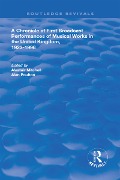 Cover-Bild zum Titel 'A Chronicle of First Broadcast Performances of Musical Works in the United Kingdom, 1923-1996' von 'Alastair Mitchell'