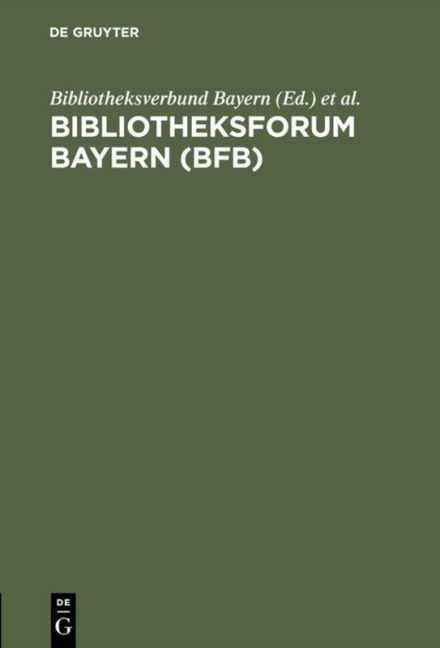 Bibliotheksforum Bayern (BFB) - 