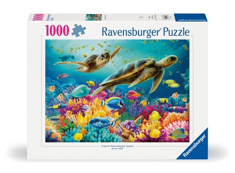 Erwachsenenpuzzle 1000 Teile - Blaue Unterwasserwelt - 
