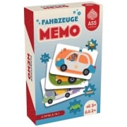 Cover-Bild zum Titel 'ASS Altenburger Memo Fahrzeuge - 2 Spielvarianten (Paare, Trios)' von 'ASS - Spielkartenfabrik Altenburg GmbH'