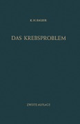 Cover-Bild zum Titel 'Das Krebsproblem' von 'Karl H. Bauer'