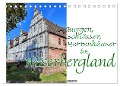Burgen, Schlösser, Herrenhäuser im Weserbergland (Tischkalender 2024 DIN A5 quer), CALVENDO Monatskalender - Udo Haafke
