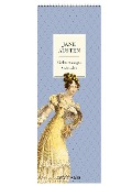 Jane Austen Geburtstagskalender | Immerwährender Wandkalender zum Eintragen im praktischen Streifenformat | Mit Illustrationen und Zitaten aus Jane Austens beliebtesten Romanen und Briefen - Jane Austen