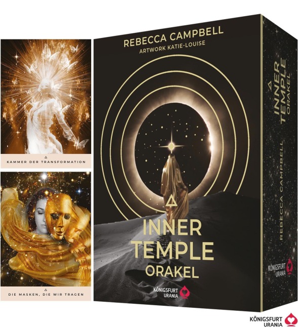 Inner Temple Orakel - 44 farbige Orakelkarten mit 160-seitigem farbigen Booklet (Magnetschachtel mit Kartenrahmen) - Rebecca Campbell