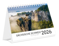 Cover-Bild zum Titel 'Kalender Sächsische Schweiz kompakt 2026' von 'Peter Schubert'