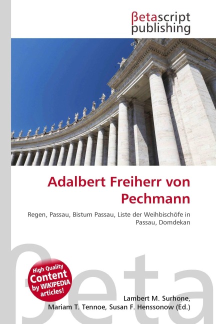 Adalbert Freiherr von Pechmann - 