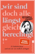 Cover-Bild zum Titel '"Wir sind doch alle längst gleichberechtigt!"' von 'Alexandra Zykunov'