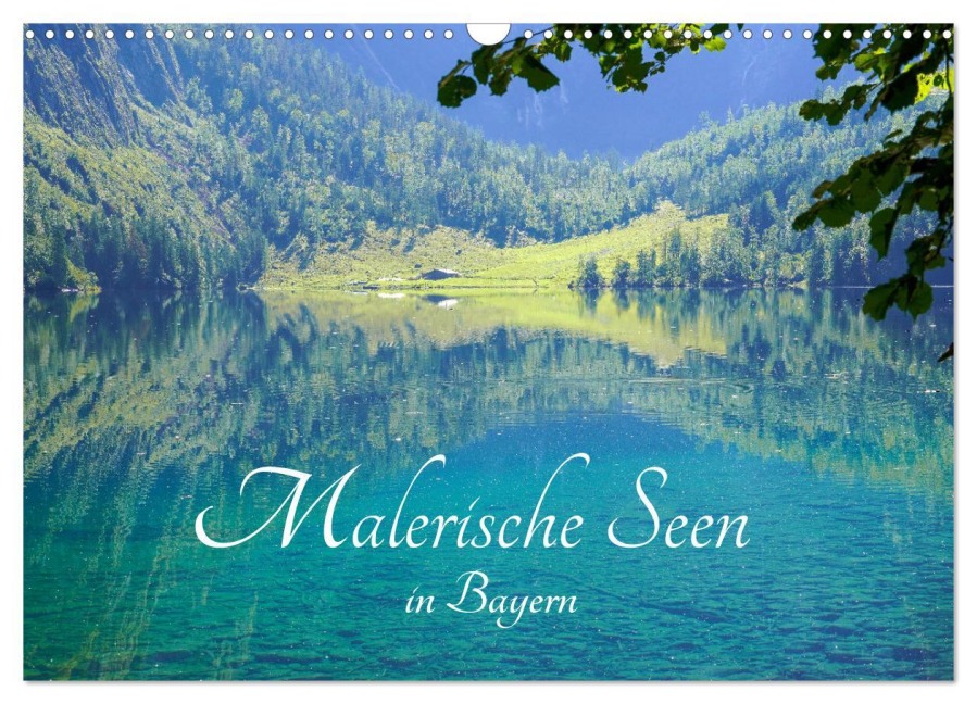Malerische Seen in Bayern (Wandkalender 2026 DIN A3 quer), CALVENDO Monatskalender - Elisabeth Schittenhelm