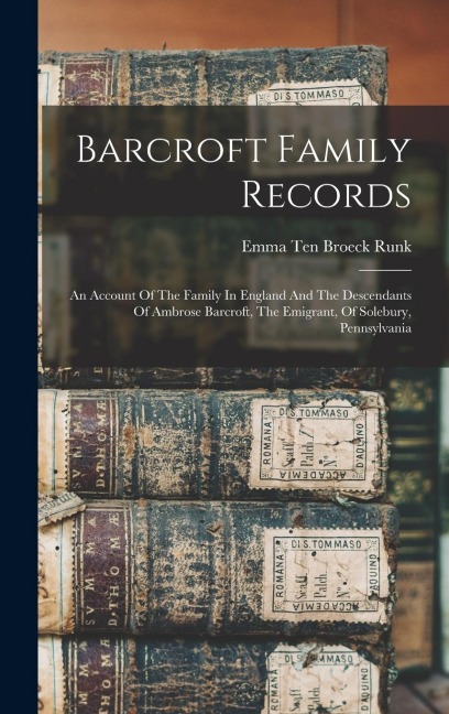 Barcroft Family Records - 