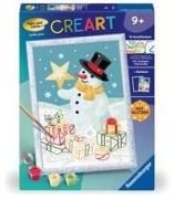 Cover-Bild zum Titel 'CreArt, Malen nach Zahlen Kinder - Bezaubernder Schneemann' von ''