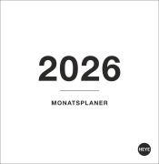 Cover-Bild zum Titel 'Black&White Monatsplaner zum Aufstellen 2026' von ''