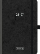Cover-Bild zum Titel 'Schülerkalender 2026/2027 "Pressspan schwarz" FACT!plus | A5, Karton' von ''