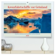 Cover-Bild zum Titel 'Kreuzfahrtschiffe vor Grönland (hochwertiger Premium Wandkalender 2026 DIN A2 quer), Kunstdruck in Hochglanz' von 'Torsten Irmer'